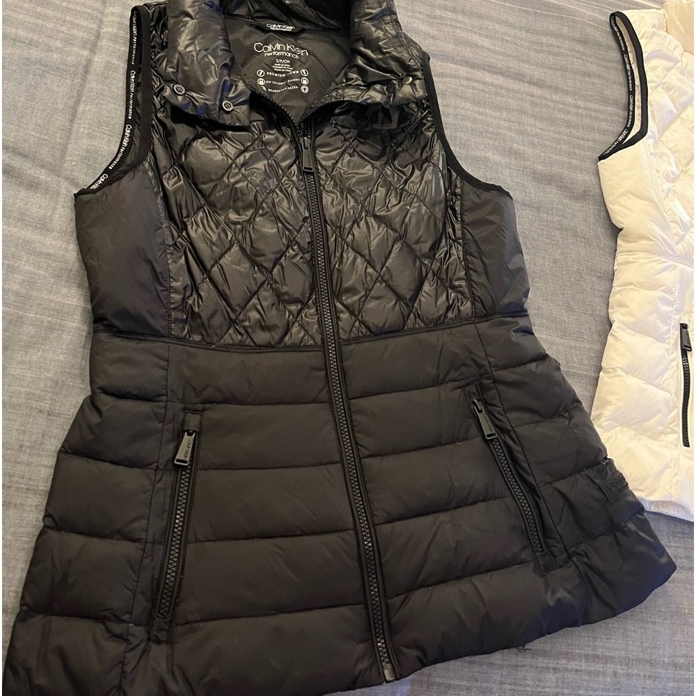 3 Calvin Klein Performance Women's Zip-Up Vests - Picture 3 of 16